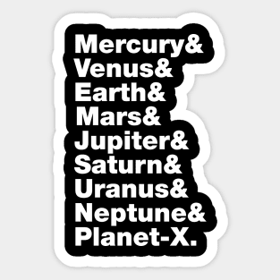 Solar System Sticker